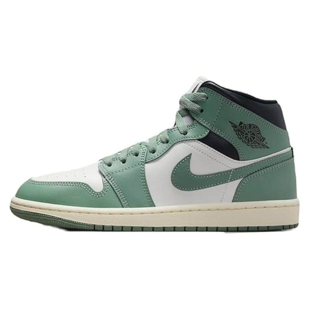 Brand New Nike Women Air Jordan 1 Mid Basketball Leather Shoes - Leather